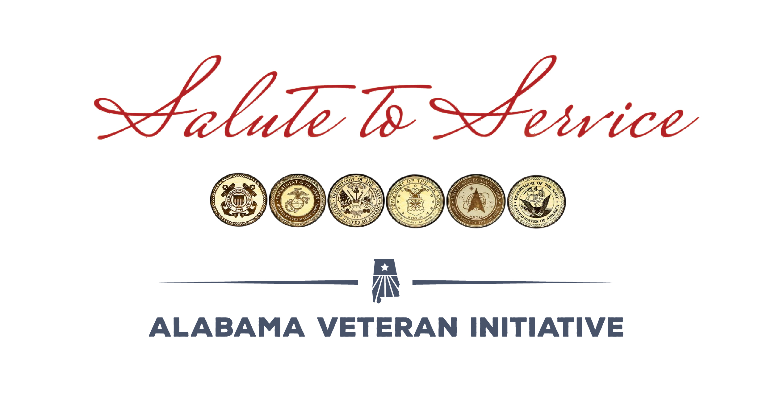 Alabama Veteran War on the Greens White Logo